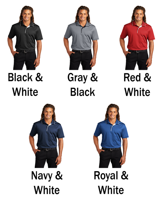 Sports-Tek Men's Accent Polo